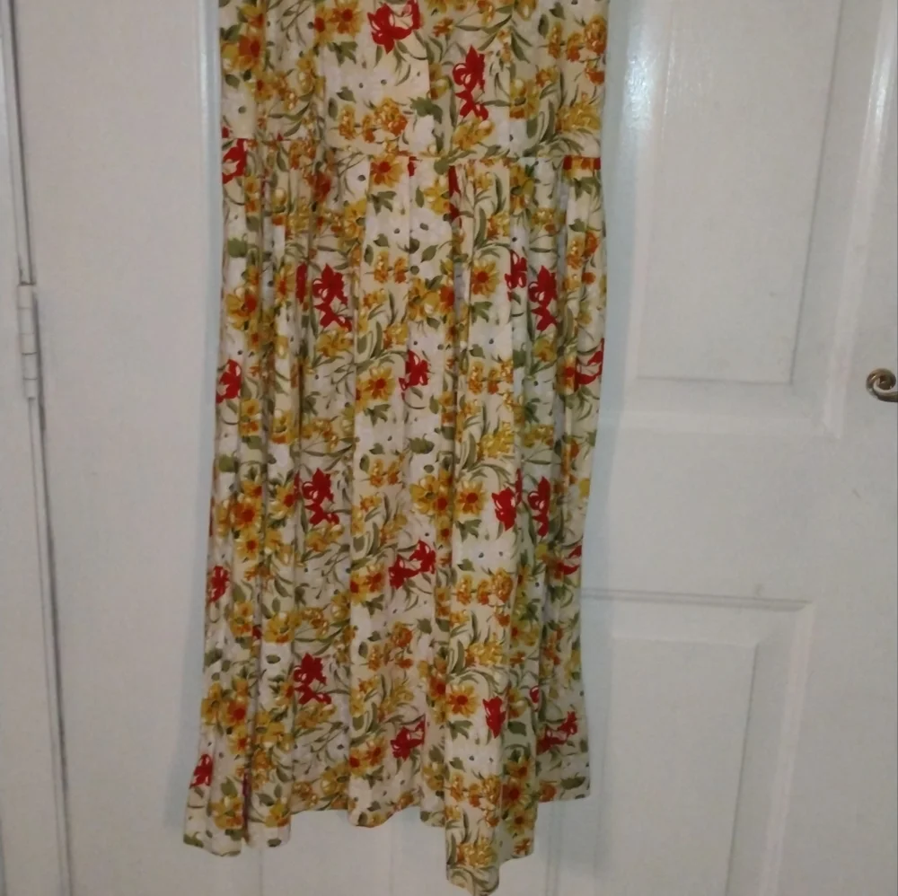 VINTAGE RUSTIC COLOR DRESS - Picture 7 of 9